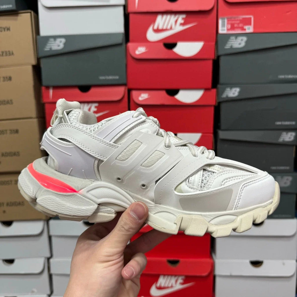 Premium Track Sneaker 'Triple White'