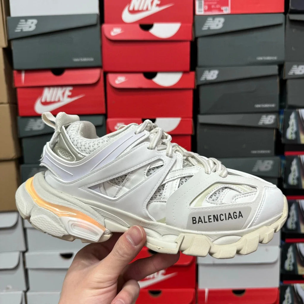 Premium Track Sneaker 'Triple White'
