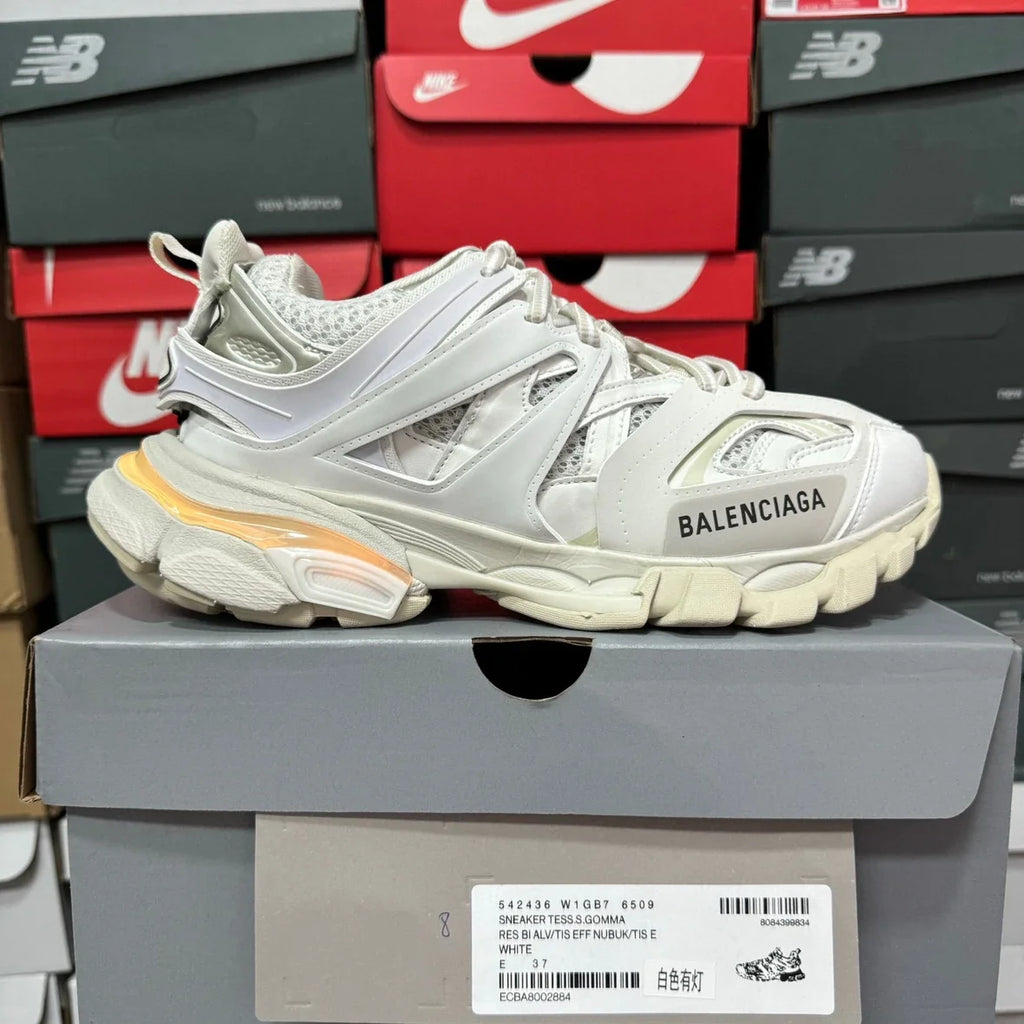 Premium Track Sneaker 'Triple White'