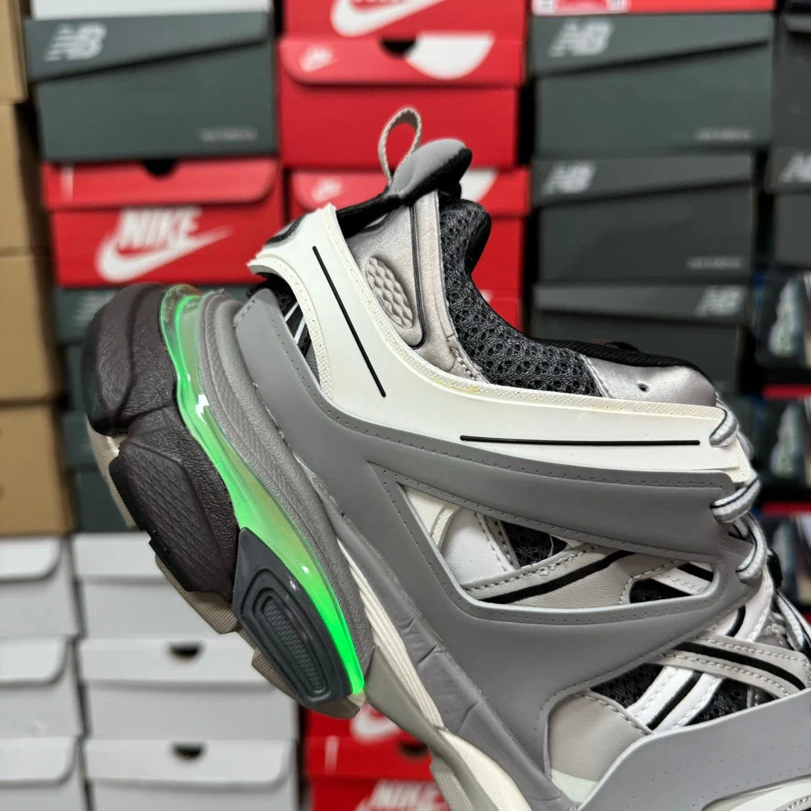 Premium Track Sneaker - Medium Ash