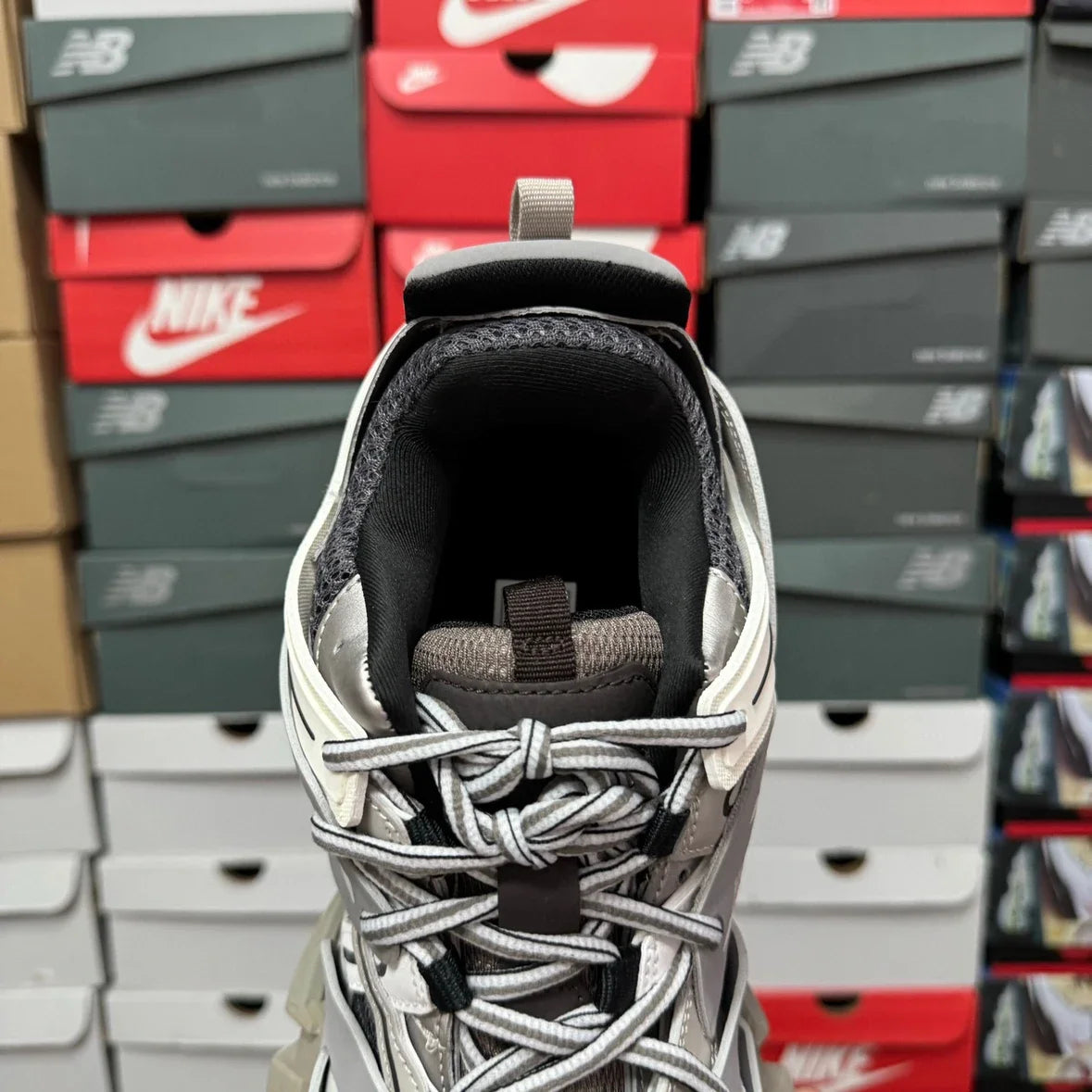 Premium Track Sneaker - Medium Ash